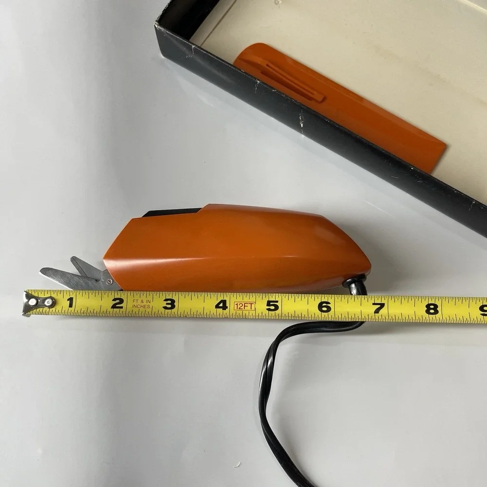 Vintage 1960s Singer Electric Scissors Set Model C-68 Made In Japan Works Tested
